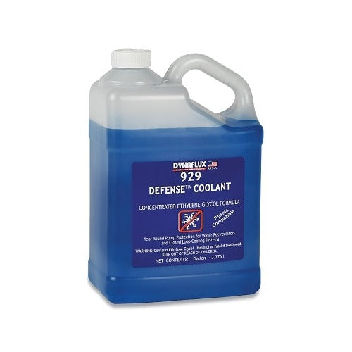 Dynaflux 929 Defense coolant concentrate 1 gallon jug ethylene glycol formula for water recirculators