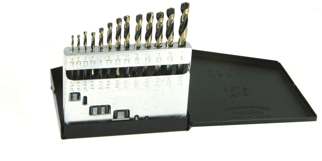 13PC HD DRILL BIT SET 1/16-1/4 BY 64ths