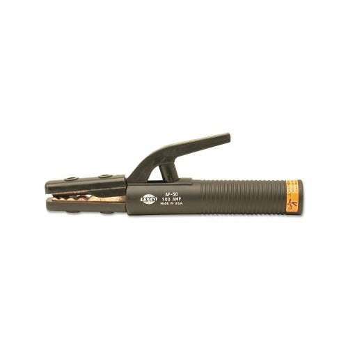 Lenco AF-50 electrode holder 450-500A 4/0 cable 3/8 in cap 10-1/2 in black insulated jaw grip stick welding electrode holder