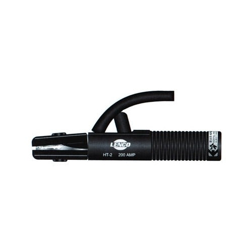 Lenco HT-25 electrode holder 250-300 A 2/0 cable 9-3/4 in length black insulated jaw welding electrode holder