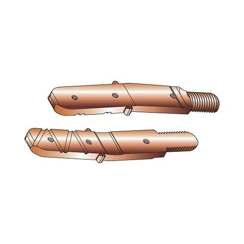 Lenco Duro 250-I electrode holder replacement jaws copper alloy threaded pair welding accessory