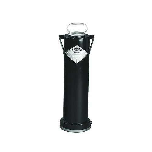 Lenco rod oven 10 lb capacity 120/230V black cylindrical canister with chrome handles welding electrode oven