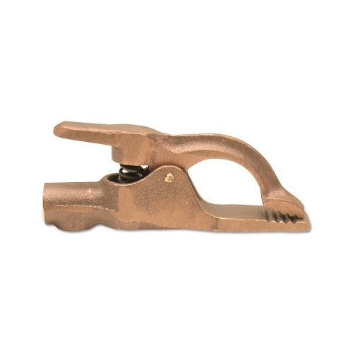 Lenco quality ground clamp 200 A bronze C-clamp spring-loaded jaw for 4 AWG to 1/0 cable welding ground clamp