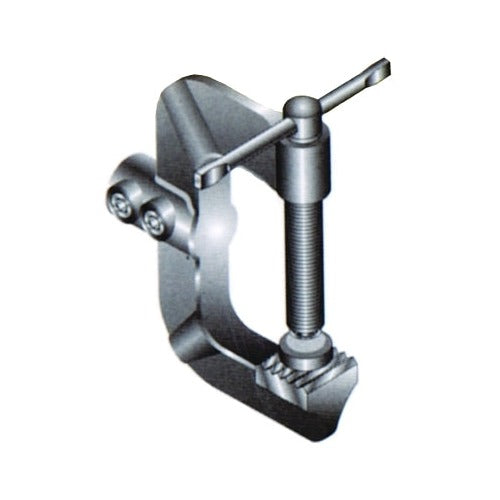 Lenco G ground clamp 600A steel C-clamp style with screw mechanism and cable lug for 3/0-4/0 cable welding ground clamp