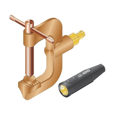 MIG-300/MIG-600 Ground Clamps, 600A, 3/0 - 4/0, With Detachable Cable Connection