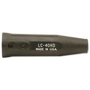 Cable Connector, Double Oval-Point Screw Connection, Female, 3/0-4/0 Cap., Black