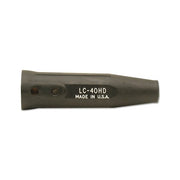 Lenco LC-40HD female cable connector double oval-point screw 3/0-4/0 cap black rubber housing