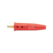Machine Plug, Single-Oval-Point Screw Connection, 1/0-4 Cap., Red, LE LC-10MP