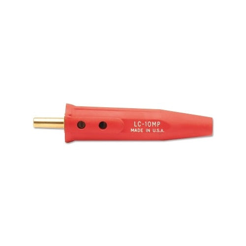 Machine Plug, Single-Oval-Point Screw Connection, 1/0-4 Cap., Red, LE LC-10MP