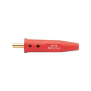 Machine Plug, Single-Oval-Point Screw Connection, 1/0-4 Cap., Red, LE UP-10