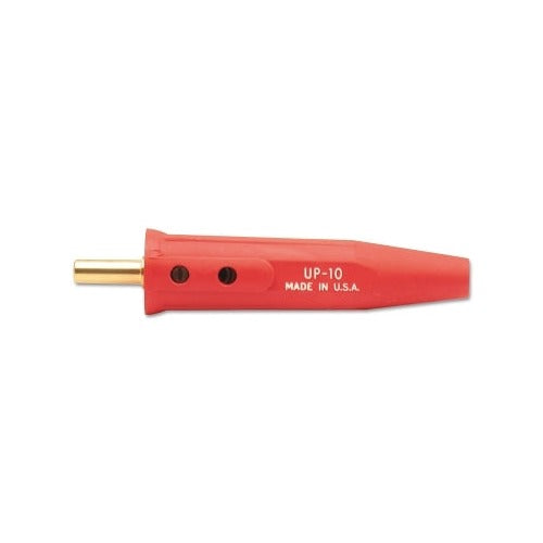 Machine Plug, Single-Oval-Point Screw Connection, 1/0-4 Cap., Red, LE UP-10