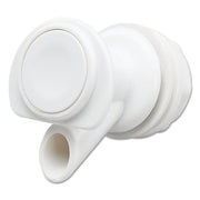 Spigot, 3.38 in L x 1.38 in W x 5.75 in H, White