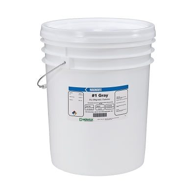 Magnavis Dry Method Non-Fluorescent Magnetic Powders, 45 lb, Pail, Gray