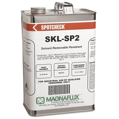 Spotcheck SKL-SP2 Solvent Removable Penetrant, 1 gal, Can