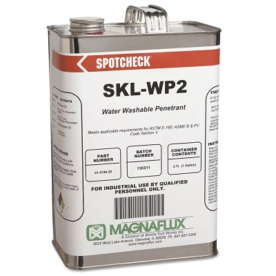 Spotcheck SKL-WP2 Water Washable Penetrant, 1 gal, Bottle