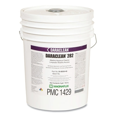 Daraclean 282 Alkaline Aqueous Cleaner, 5 gal Pail, Citrus Odor