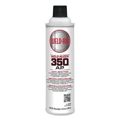 Weld-Kleen 350 AP Anti-Spatter, 16 oz Aerosol Can, 13.75 wt oz, Red