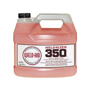Weld-Aid Weld-Kleen 350 anti-spatter 1 gal plastic bottle red liquid non-flammable welding anti-spatter solution