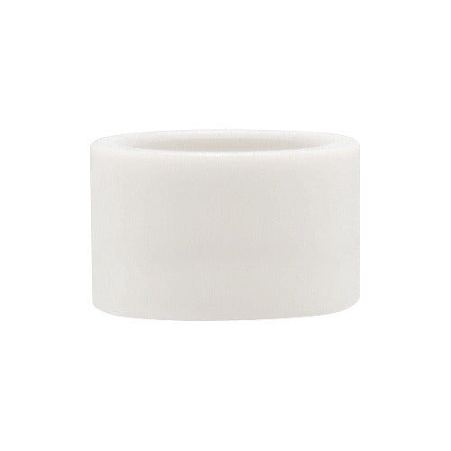 CK Heatshield white ceramic wide-bore cylindrical heat shield for TIG torch gas lens cup
