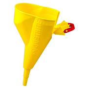 Funnel Attachment for Type I Steel Safety Can, Funnel, Yellow, Polyethylene, Slip-On