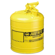 Type l Steel Safety Can, Diesel, 5 gal, Yellow, Includes Stainless Steel Flame Arrestor; Swinging Handle