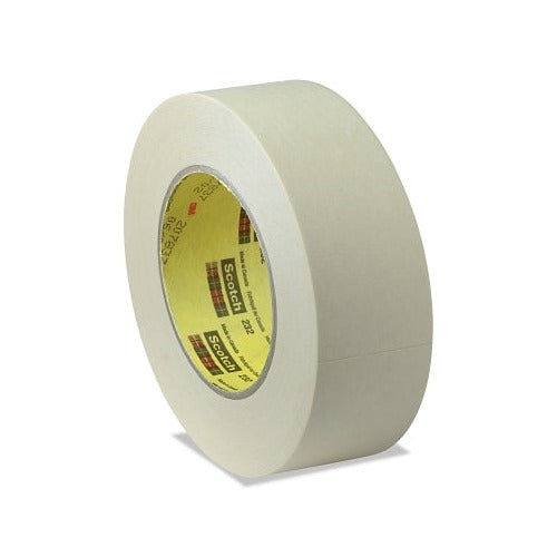 3M Scotch 232 high performance masking tape, 1 in x 60 yd, tan roll, green core masking tape