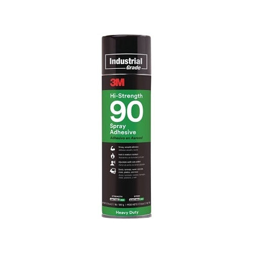 3M Hi-Strength 90 spray adhesive, 17.6 oz aerosol can, industrial grade heavy duty adhesive spray