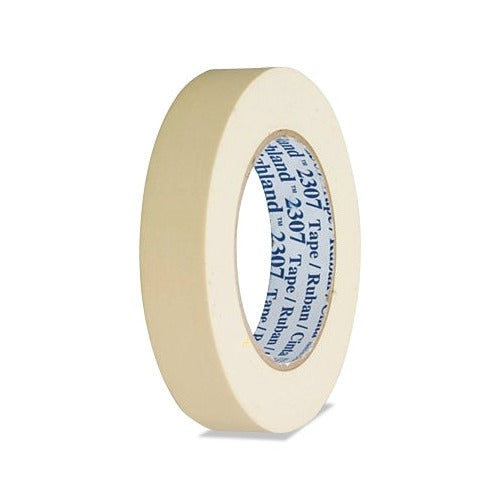 3M Highland 2307 masking tape, 24 mm x 55 m, natural tan roll, general purpose masking tape