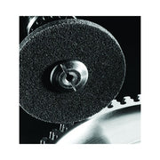 Scotch-Brite cut and polish unitized disc 3 in x 1/4 in aluminum oxide 18100 rpm dark gray non-woven abrasive disc
