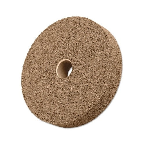 Scotch-Brite non-woven grinding disc alumina oxide large diameter tan unified wheel center hole abrasive grinding disc
