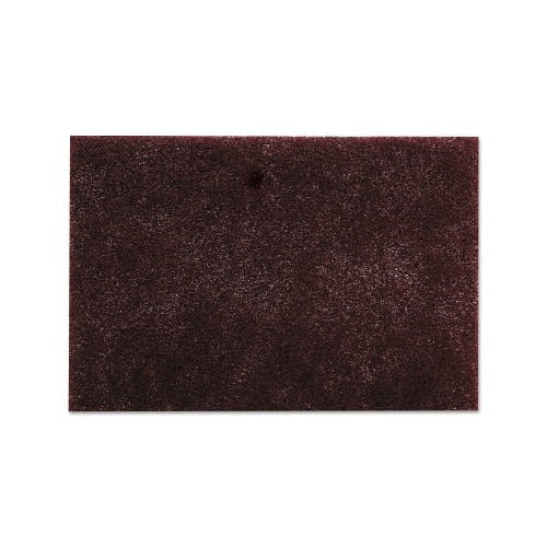 Scotch-Brite 7447 hand pad very fine aluminum oxide maroon rectangular non-woven abrasive hand pad