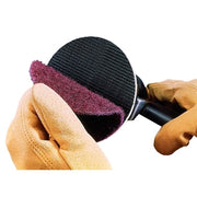 Surface Conditioning Disc, 4-1/2 in, Hook & Loop, Medium, Aluminum Oxide, 13000rpm, Maroon