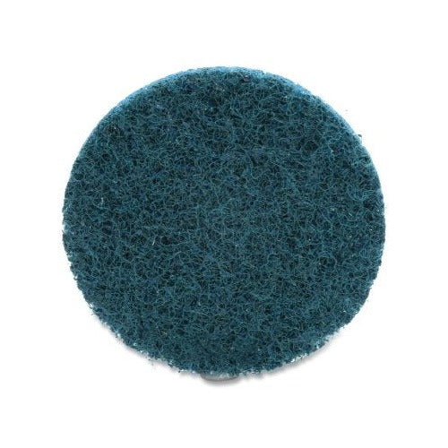 Scotch-Brite Roloc surface conditioning disc 2 in TR very fine aluminum oxide blue 25000 rpm non-woven abrasive disc