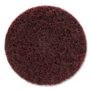 Roloc Surface-Conditioning Disc, 2 in, TR, Coarse, Aluminum Oxide, 25000 rpm, Brown
