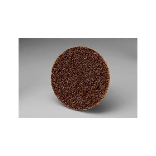 Scotch-Brite Roloc surface conditioning disc 3 in TR coarse aluminum oxide dark brown nonwoven disc
