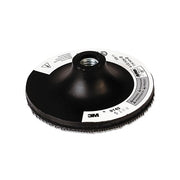 3M Scotch-Brite 9145 hook and loop disc pad holder tall T-hook type 4-1/2 in diameter black rubber abrasive disc holder
