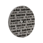 EXL Unitized Deburring Wheel, 6 in x 1/2 in, Medium Aluminum Oxide, 5000 rpm