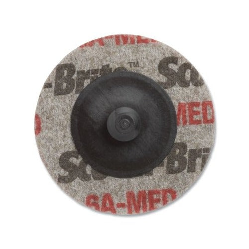 Scotch-Brite Roloc TR EXL Unitized Wheel 3 in fine silicon carbide 15100 rpm gray nonwoven disc abrasive wheel