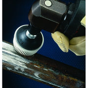 Roloc Bristle Disc, 2 in x 5/8 in, TR, 80 Grit, Ceramic Abrasive Grain, 25000 rpm, Yellow