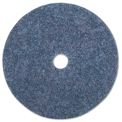 Light Grinding and Blending Center Hole Disc, 7 in dia, 7/8 in Arbor, 6,000 RPM, Ceramic Aluminum Oxide, Blue