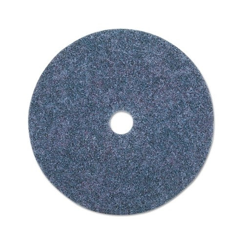 Scotch-Brite light grinding blending center hole disc 7 in diameter blue-gray non-woven 7/8 in arbor grinding disc
