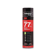 3M Super 77 Multi-Purpose Spray Adhesive 18 oz aerosol can, red and black Industrial Grade label, spray adhesive