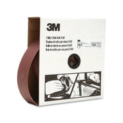 3M 314D utility cloth roll 2 in x 50 yd P80 grit aluminum oxide red-brown boxed dispenser abrasive cloth roll
