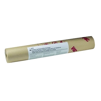 Welding and Spark Deflection Paper, 24 in X 150 ft, Flame-Retardant Paper, Brown