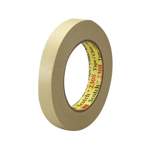 3M Scotch 2308 masking tape, 1.88 in x 60.14 yd, tan roll, general purpose masking tape
