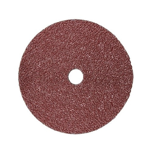 3M Cubitron II 982C fibre disc 4-1/2 in, red-brown precision shaped ceramic grain, center hole fiber grinding disc