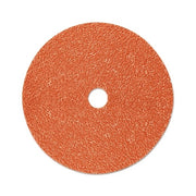 3M Cubitron II 987C fibre disc 7 in diameter 36 grit precision-shaped ceramic grain orange abrasive grinding disc