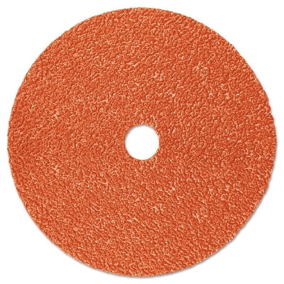 Fibre Disc 787C, Precision Shaped Ceramic, 5 in dia x 7/8 in Center Hole, 120+ Grit, Die 500P