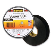 Super 33+ Vinyl Electrical Tape, 44 ft L x 3/4 in W, Black