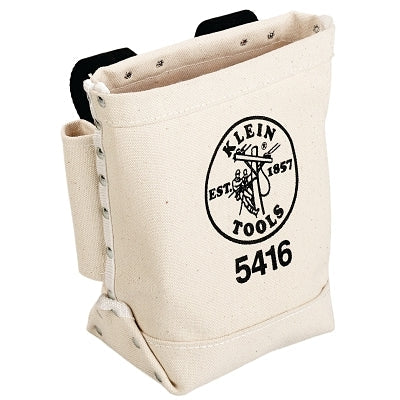 Bull-Pin and Bolt Bag, 3 Compartments, 10 in X 5 in, Canvas